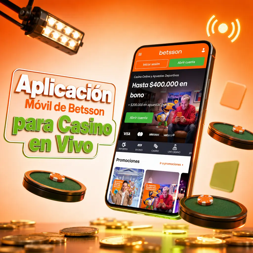 Casino en vivo de Betsson en la app móvil