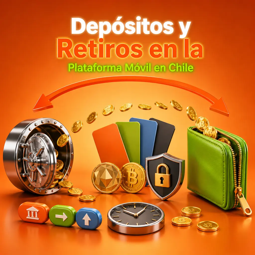 Depósitos y retiros en la app Betsson Chile