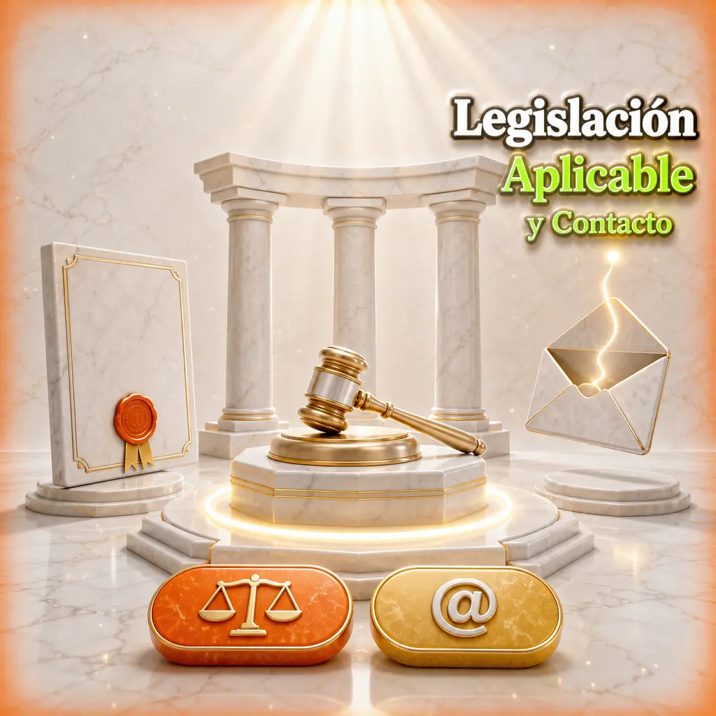 Contacto y soporte legal de la plataforma