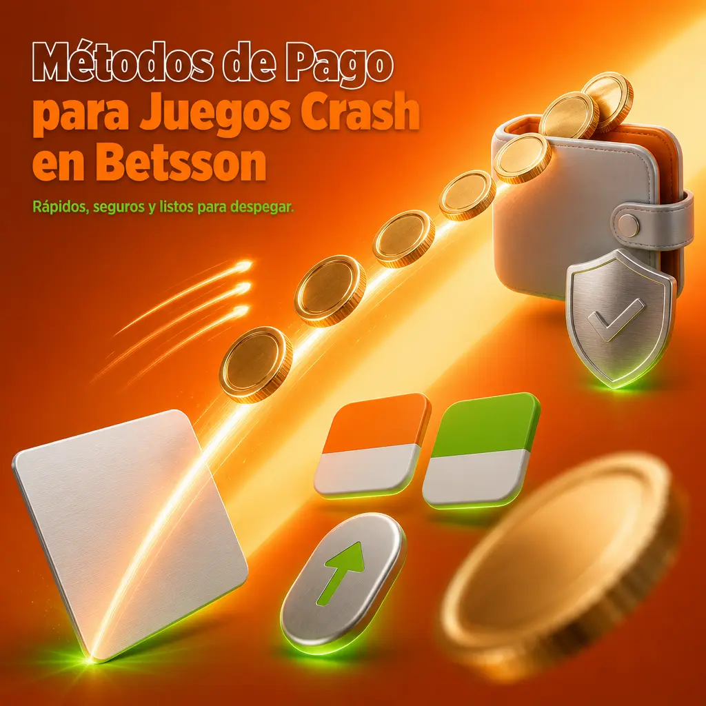 Métodos de pago para juegos crash en Betsson