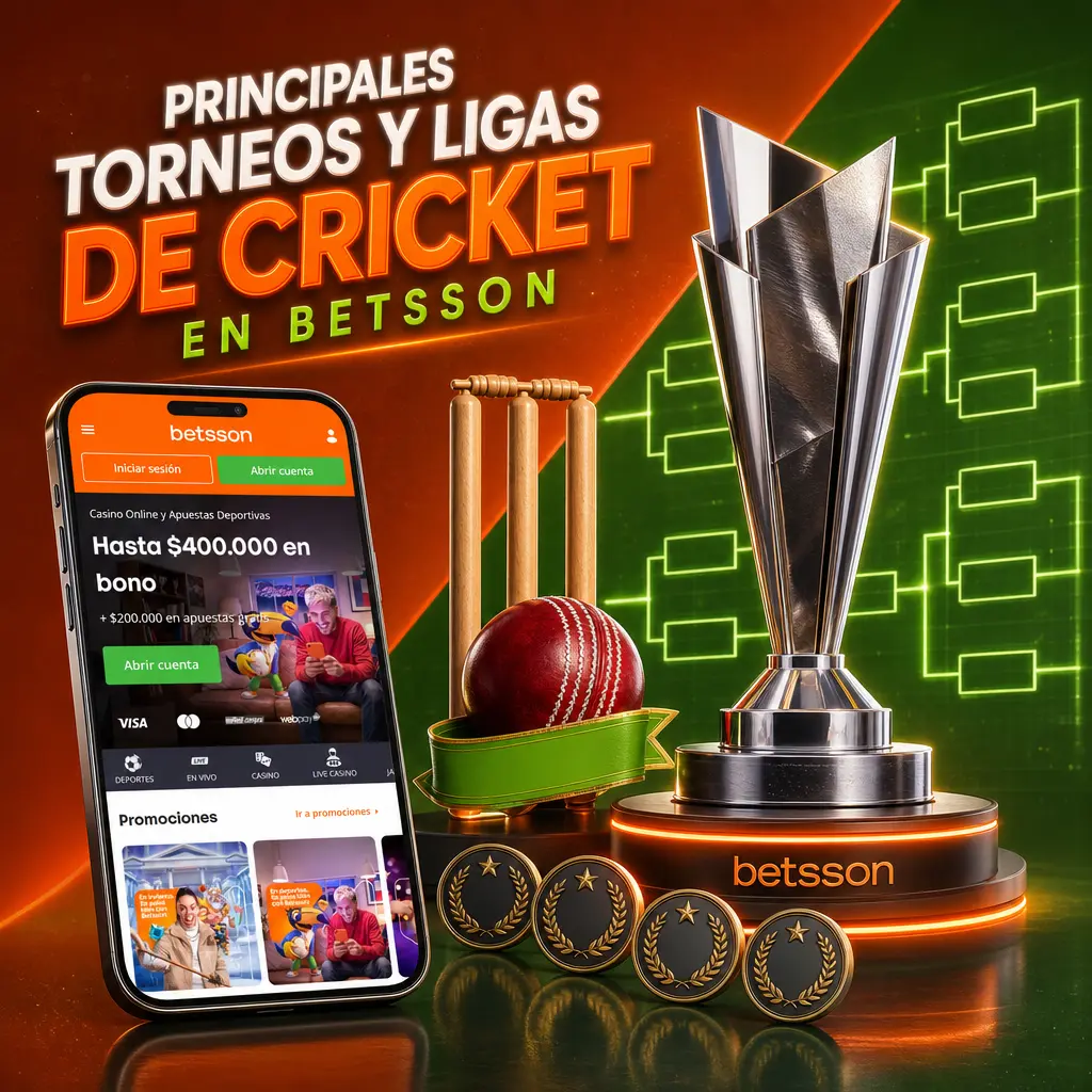 Torneos y ligas de cricket en Betsson