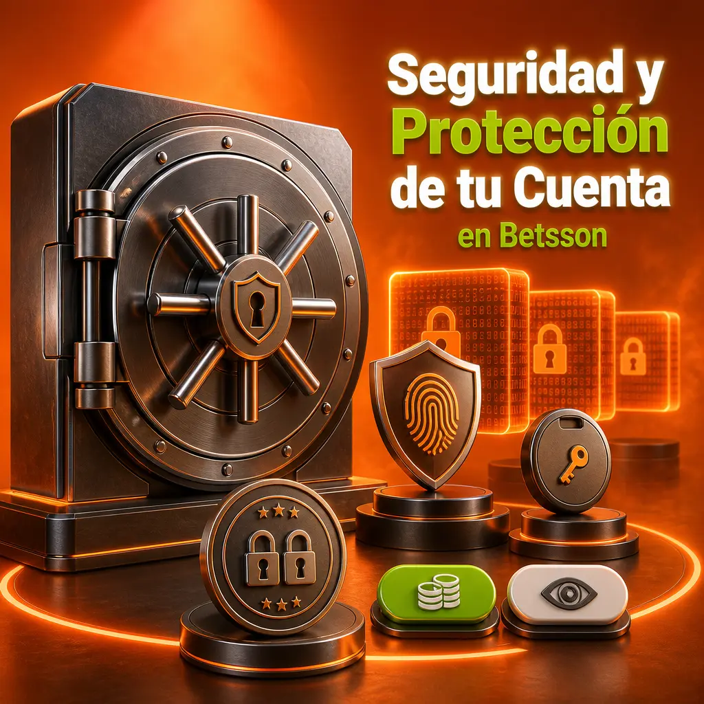 Ilustración de seguridad y protección de cuenta en Betsson