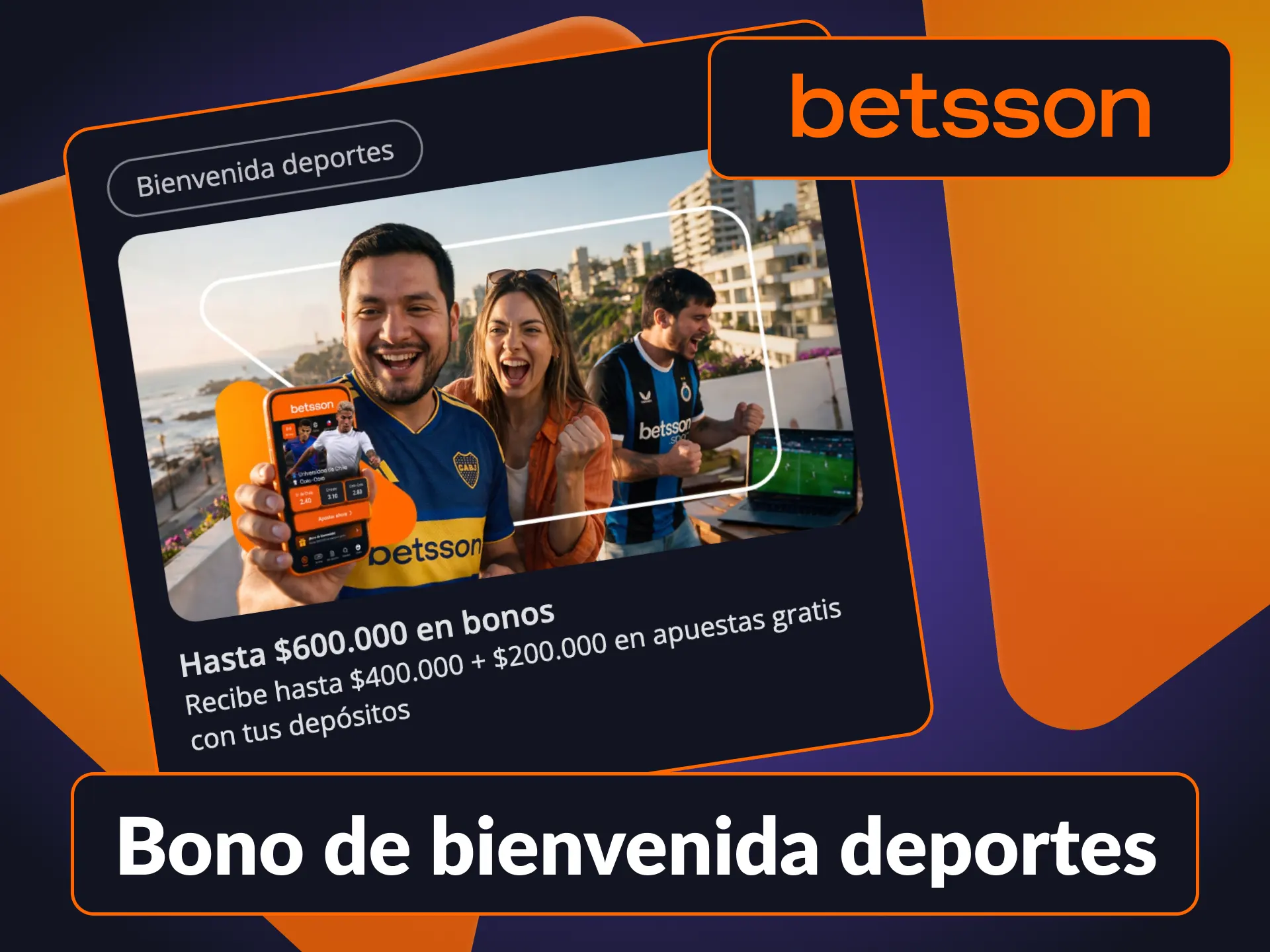 Betsson te ofrece un bono de bienvenida de apuestas deportivas para la sección de apuestas.